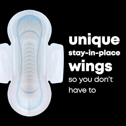 U by Kotex Ultra Thin Pads, Clean &amp; Secure, Heavy Absorbency, 56 Count (Packaging May Vary)