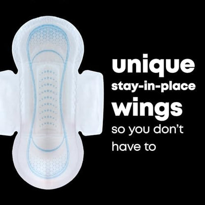 U by Kotex Ultra Thin Pads, Clean &amp; Secure, Heavy Absorbency, 56 Count (Packaging May Vary)