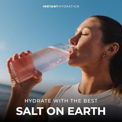 Instant Hydration Electrolytes Powder Packets - Raspberry Electrolyte Drink Mix - Zero Sugar - Keto, Vegan, Gluten-Free, Non-GMO - Boost Recovery, Brain Health, Muscle &amp; Tissue Support- 30 Sticks