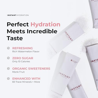Instant Hydration Electrolytes Powder Packets - Raspberry Electrolyte Drink Mix - Zero Sugar - Keto, Vegan, Gluten-Free, Non-GMO - Boost Recovery, Brain Health, Muscle &amp; Tissue Support- 30 Sticks