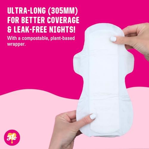 FLO - Organic Bamboo Pads, Day &amp; Night Combo Pack, 15 Count