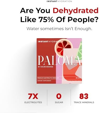 Instant Hydration Electrolytes Powder Packets - Raspberry Electrolyte Drink Mix - Zero Sugar - Keto, Vegan, Gluten-Free, Non-GMO - Boost Recovery, Brain Health, Muscle &amp; Tissue Support- 30 Sticks