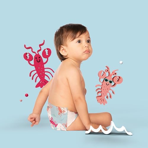 Hello Bello Premium Swim Diapers I Affordable and Eco-Friendly Disposable Swim Dipes for Babies and Kids I Size Medium