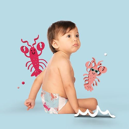 Hello Bello Premium Swim Diapers I Affordable and Eco-Friendly Disposable Swim Dipes for Babies and Kids I Size Medium