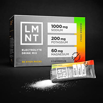 Drink LMNT Zero Sugar Electrolytes - Citrus Salt | Drink Mix | 30-Count