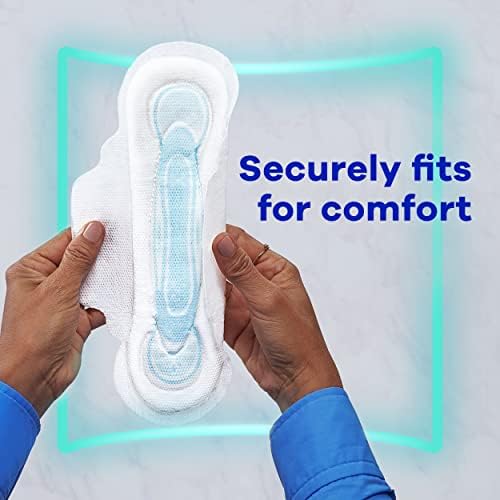 Always Maxi Overnight Pads with Wings for Women, Size 4, Overnight Absorbency, Unscented, 33 Count