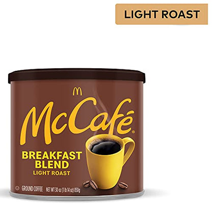 McCafe Premium Roast, Medium Roast Ground Coffee, 30 oz Canister