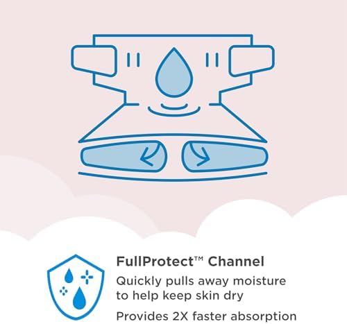 Amazon Brand - Mama Bear Plush Protection Diapers - Size 5, 31 Count, Hypoallergenic Premium Disposable Baby Diapers, White and Cloud Dreams