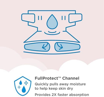 Amazon Brand - Mama Bear Plush Protection Diapers - Size 5, 31 Count, Hypoallergenic Premium Disposable Baby Diapers, White and Cloud Dreams