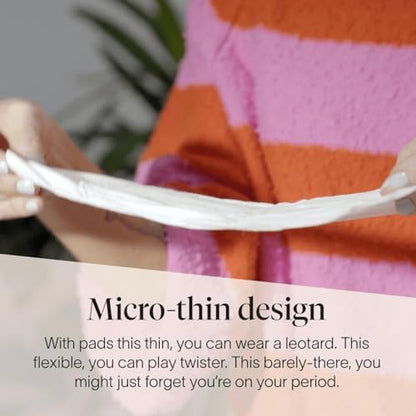 Cora 100% Organic Cotton Topsheet Pads | 36 Overnight Pads