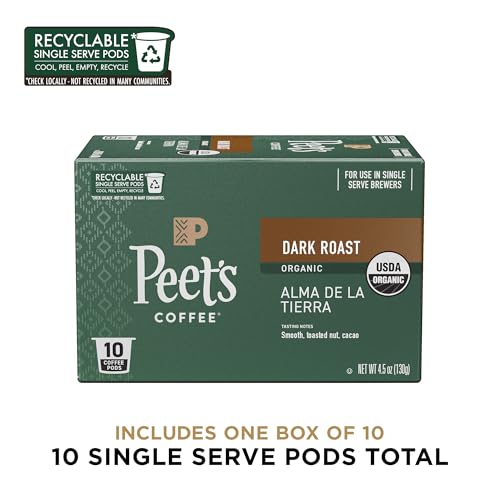 Peet's Coffee, Dark Roast Single Serve Coffee Pods - Major Dickason's Blend 75 Count (1 Box of 75 Pods)