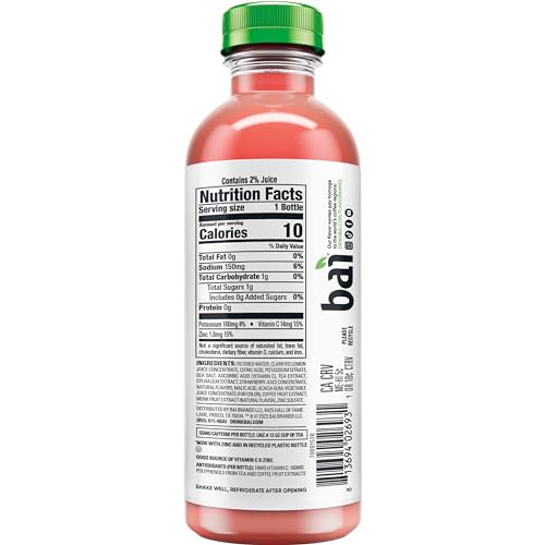 Bai Coconut Variety Pack, Antioxidant Infused Water Beverage, with Vitamin C and No Artificial Sweeteners, 18 fl oz bottles, 12 pack