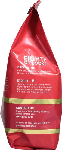 Eight O'Clock Coffee The Original Ground Coffee, Medium Roast, 32 Ounce (Pack of 1) - Sweet, Fruity, Well Balanced