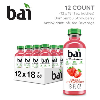 Bai Coconut Variety Pack, Antioxidant Infused Water Beverage, with Vitamin C and No Artificial Sweeteners, 18 fl oz bottles, 12 pack