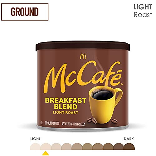 McCafe Premium Roast, Medium Roast Ground Coffee, 30 oz Canister