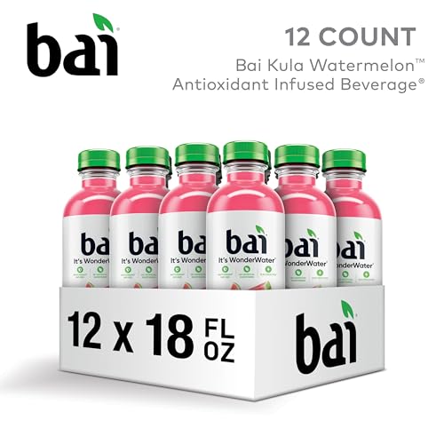 Bai Coconut Variety Pack, Antioxidant Infused Water Beverage, with Vitamin C and No Artificial Sweeteners, 18 fl oz bottles, 12 pack
