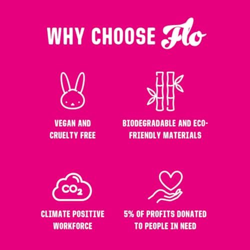 FLO - Organic Bamboo Pads, Day &amp; Night Combo Pack, 15 Count