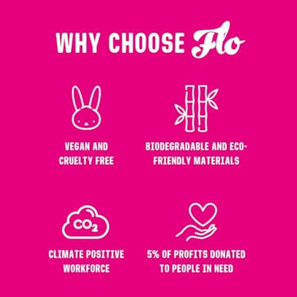 FLO - Organic Bamboo Pads, Day &amp; Night Combo Pack, 15 Count