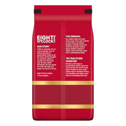 Eight O'Clock Coffee The Original Ground Coffee, Medium Roast, 32 Ounce (Pack of 1) - Sweet, Fruity, Well Balanced