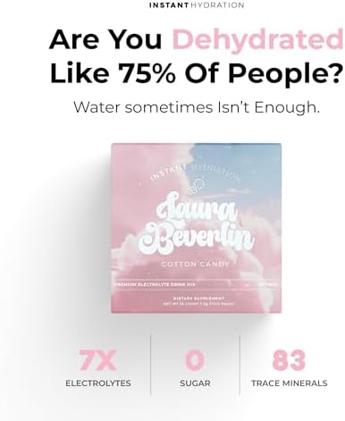 Instant Hydration Electrolytes Powder Packets - Raspberry Electrolyte Drink Mix - Zero Sugar - Keto, Vegan, Gluten-Free, Non-GMO - Boost Recovery, Brain Health, Muscle &amp; Tissue Support- 30 Sticks