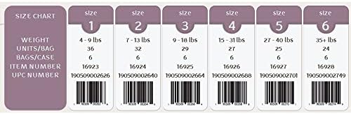 Bambo Nature Premium Eco-Friendly Baby Diapers, Size 5 (27-40 Lbs), 150 Count (6 Packs of 25)