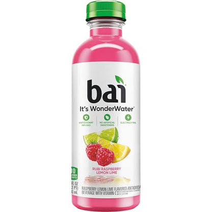 Bai Coconut Variety Pack, Antioxidant Infused Water Beverage, with Vitamin C and No Artificial Sweeteners, 18 fl oz bottles, 12 pack
