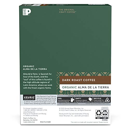Peet's Coffee, Dark Roast Single Serve Coffee Pods - Major Dickason's Blend 75 Count (1 Box of 75 Pods)