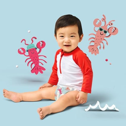 Hello Bello Premium Swim Diapers I Affordable and Eco-Friendly Disposable Swim Dipes for Babies and Kids I Size Medium