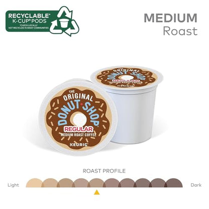 The Original Donut Shop Regular Keurig Single-Serve K-Cup Pods, Medium Roast Coffee, 72 Count