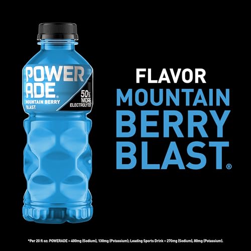 POWERADE Sports Drink Grape, 20 Ounce (Pack of 8)