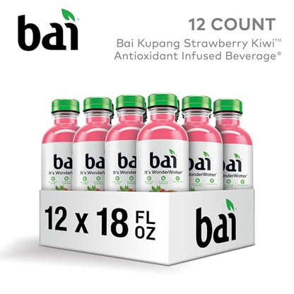 Bai Coconut Variety Pack, Antioxidant Infused Water Beverage, with Vitamin C and No Artificial Sweeteners, 18 fl oz bottles, 12 pack