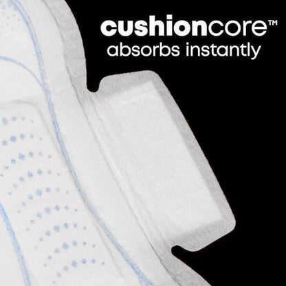 U by Kotex Ultra Thin Pads, Clean &amp; Secure, Heavy Absorbency, 56 Count (Packaging May Vary)