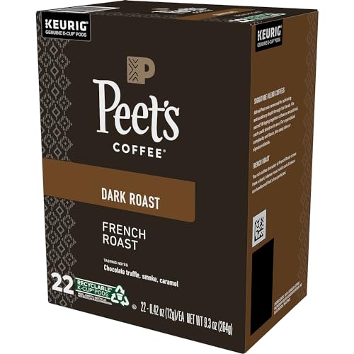 Peet's Coffee, Dark Roast Single Serve Coffee Pods - Major Dickason's Blend 75 Count (1 Box of 75 Pods)