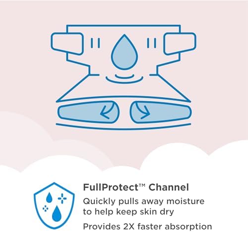 Amazon Brand - Mama Bear Plush Protection Diapers - Size 5, 31 Count, Hypoallergenic Premium Disposable Baby Diapers, White and Cloud Dreams