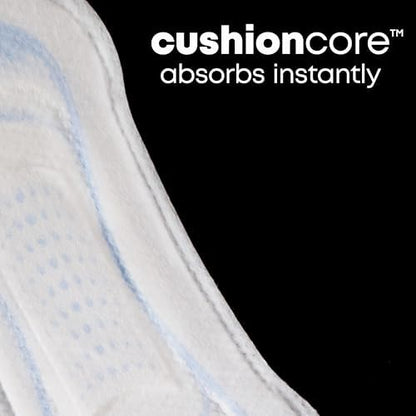 U by Kotex Ultra Thin Pads, Clean &amp; Secure, Heavy Absorbency, 56 Count (Packaging May Vary)