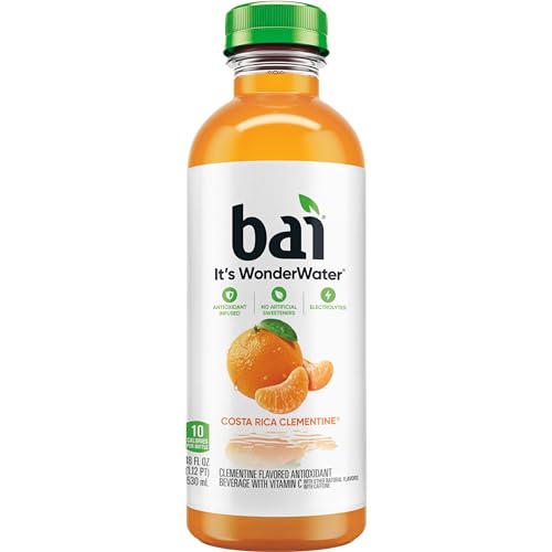 Bai Coconut Variety Pack, Antioxidant Infused Water Beverage, with Vitamin C and No Artificial Sweeteners, 18 fl oz bottles, 12 pack