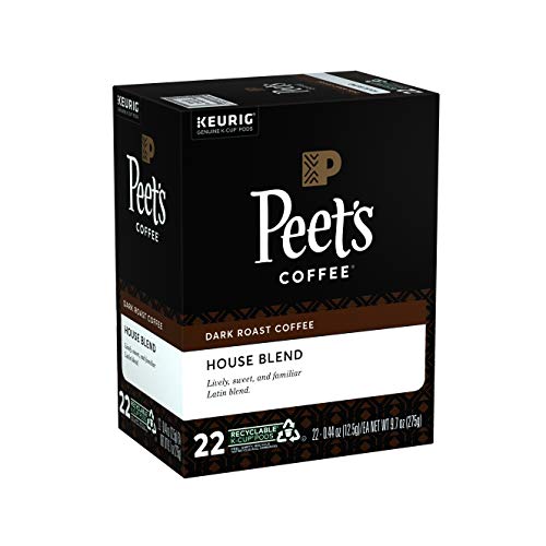 Peet's Coffee, Dark Roast Single Serve Coffee Pods - Major Dickason's Blend 75 Count (1 Box of 75 Pods)