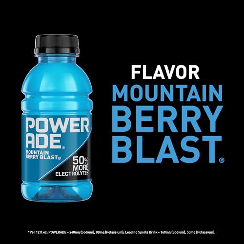 POWERADE Sports Drink Grape, 20 Ounce (Pack of 8)
