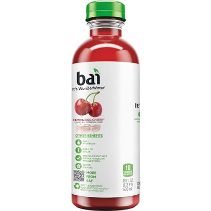 Bai Coconut Variety Pack, Antioxidant Infused Water Beverage, with Vitamin C and No Artificial Sweeteners, 18 fl oz bottles, 12 pack