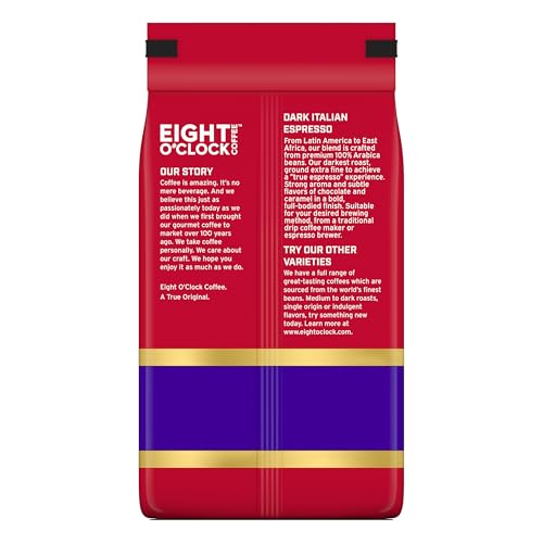 Eight O'Clock Coffee The Original Ground Coffee, Medium Roast, 32 Ounce (Pack of 1) - Sweet, Fruity, Well Balanced