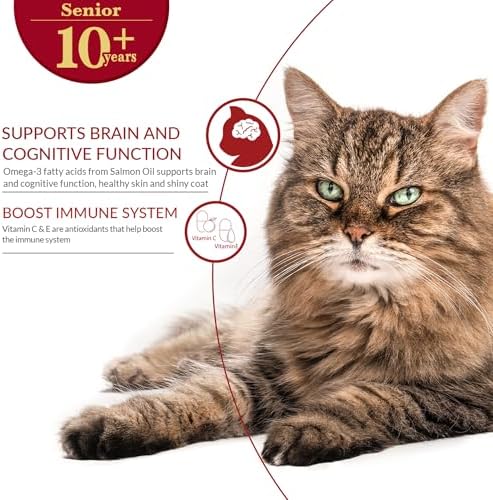 INABA Churu Broth for Cats Senior 10+, Side Dish Pouch, 1.4 Ounces per Pouch, 12 Pouches Total, Chicken &amp; Tuna Recipe