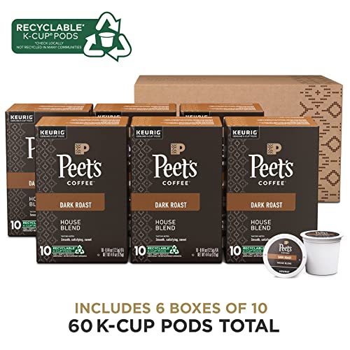 Peet's Coffee, Dark Roast Single Serve Coffee Pods - Major Dickason's Blend 75 Count (1 Box of 75 Pods)