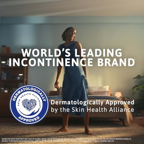 TENA Sensitive Care Incontinence Pads, Bladder Control, Postpartum for Women, Overnight Absorbency, Extra Coverage, 90 Count