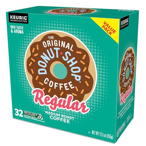 The Original Donut Shop Regular Keurig Single-Serve K-Cup Pods, Medium Roast Coffee, 72 Count
