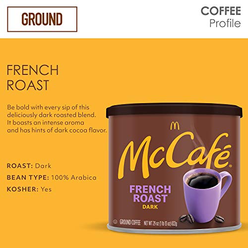 McCafe Premium Roast, Medium Roast Ground Coffee, 30 oz Canister