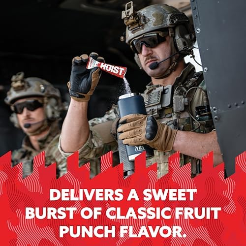 HOIST Electrolyte Drink Mix Powder Sticks – Rapid Rehydration, Military Hydration Formula – Peach Mango (12 Single-Serve Packs)