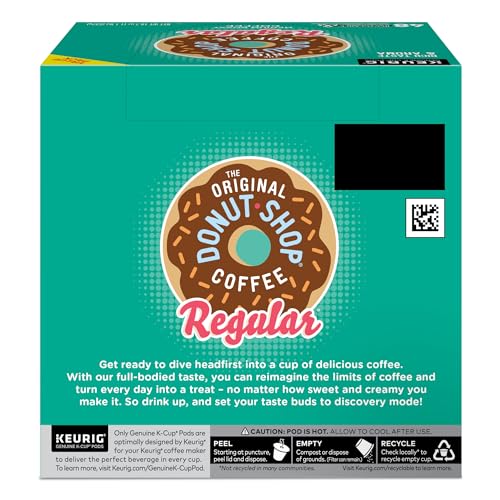 The Original Donut Shop Regular Keurig Single-Serve K-Cup Pods, Medium Roast Coffee, 72 Count