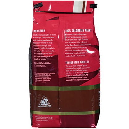 Eight O'Clock Coffee The Original Ground Coffee, Medium Roast, 32 Ounce (Pack of 1) - Sweet, Fruity, Well Balanced