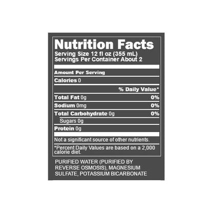 LIFEWTR Premium Purified Water, pH Balanced with Electrolytes, 100% recycled plastic bottles, 33.8 Fl Oz, 1L (Pack of 6)