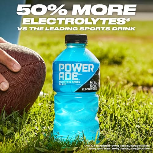 POWERADE Sports Drink Grape, 20 Ounce (Pack of 8)